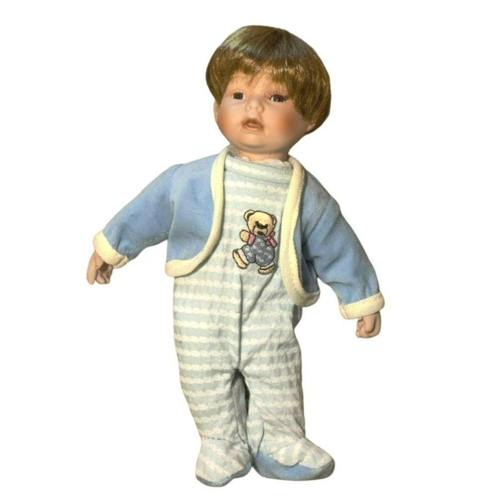 Duck House Heirloom Dolls 10" Baby Boy Doll Porcelain Head and Hands 24/5000